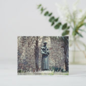 パドゥアRiverwalkのセントアンソニーの彫像 ポストカード (スタンド正面)