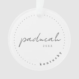パドゥカ、ケンタッキーKY旅行統一された州 オーナメント