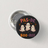 パドゥブーリーハロウィーンバ不気味レーストダンス幽霊 缶バッジ (正面&裏面)