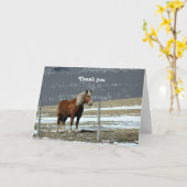 パドック荷車を引くグリーティングカードにベルギーの馬 カード (黄色い花)