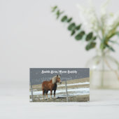 パドック荷車を引く名刺にベルギーの馬 名刺 (スタンド正面)