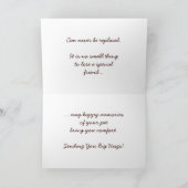 パドック、ペット損失の悔やみや弔慰の2頭の馬 カード (内部)