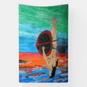 パドデルボーダー 横断幕 (縦)