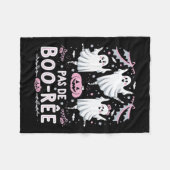 パドブーレ幽霊バレエダンス先生おもしろいハ フリースブランケット (正面(横))