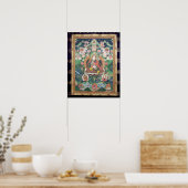 パドマサンバヴァの短歌, c.749 AD ポスター (キッチン)