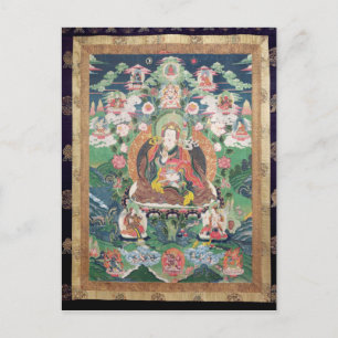 パドマサンバヴァの短歌， c.749 AD ポストカード