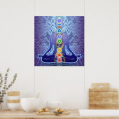 パドマサンバヴァラジアントパープル ポスター (キッチン)