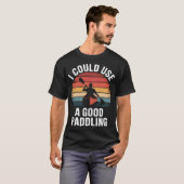 パドリングがうまくなる カヤック Tシャツ (正面フル)