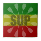 パドリングで立つ タイル (正面)