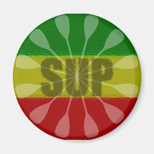 パドリングで立つ マグネット (正面)