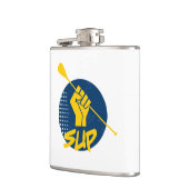 パドリングの力で立ち上がる フラスク (左)