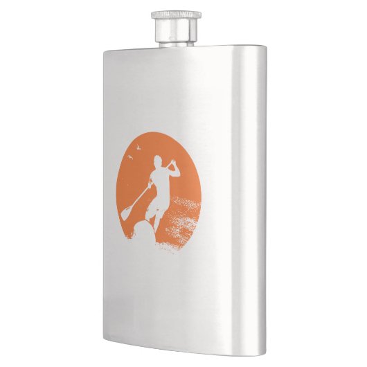 パドリングサーファーを立ち上げる フラスク (左)