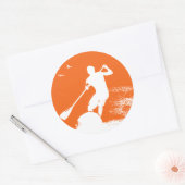 パドリングサーファーを立ち上げる ラウンドシール (封筒)