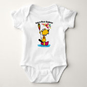 パドリングビーバーアドベンチャー ベビーボディスーツ (正面)