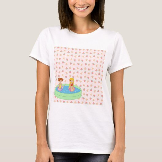 パドリングプールウィメンズTシャツ Tシャツ (正面)