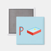 パドリングプール冷蔵庫用マグネット マグネット (正面/裏面)