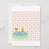 パドリングプール招待状 招待状 (正面)