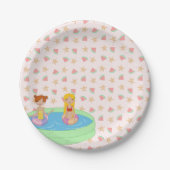 パドリングプール紙プレート ペーパープレート (正面)