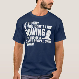 パドリング漕ぎボートは人頭が切れる々のスポーツ列である Tシャツ