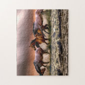 パドリング馬 ジグソーパズル (縦)