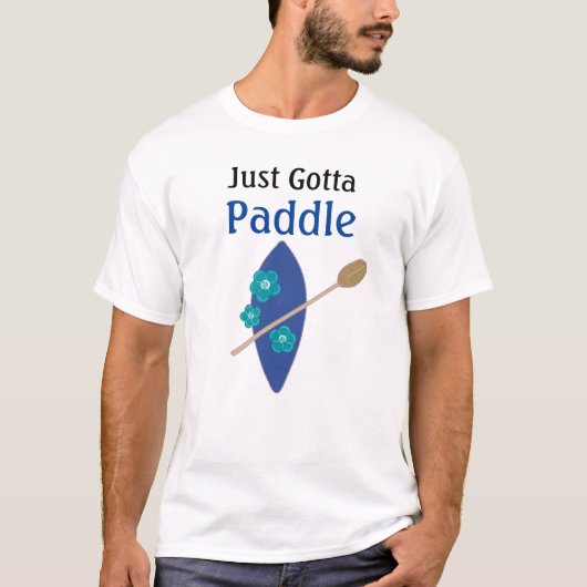 パドルするのみ Tシャツ (正面)