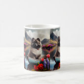 パドルでキーソン:風光明媚な冒険 コーヒーマグカップ (中央)