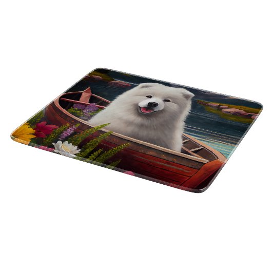 パドルでサモエイ:風光明媚な冒険 カッティングボード (角)