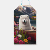 パドルでサモエイ:風光明媚な冒険 ギフトタグ (裏面)