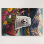 パドルでサモエイ：風光明媚な冒険 ジグソーパズル (横)