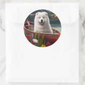 パドルでサモエイ：風光明媚な冒険 ラウンドシール (バッグ)