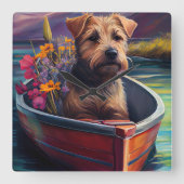 パドルでチェサピーク：風光明媚な冒険|過去記事 スクエア壁時計 (正面)