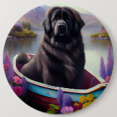 パドルでニューファンドランド: 風景の冒険 缶バッジ (正面)