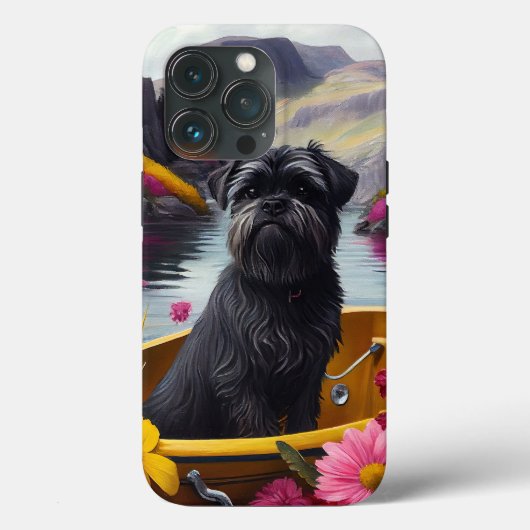 パドルにアフェンピンシャー犬:風光明媚な冒険 Case-Mate iPhoneケース (裏面)