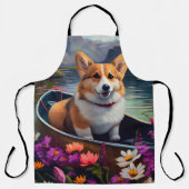パドルにコルギを乗せる：風光明媚な冒険 エプロン (正面)
