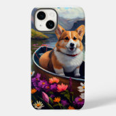 パドルにコルギを乗せる:風光明媚な冒険 Case-Mate iPhoneケース (裏面)