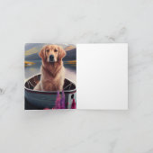 パドルにゴールデンレトリバー:風光明媚な冒険 カード (内部)