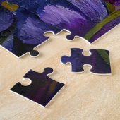 パドルにシベリアのハスキー：風光明媚な冒険 ジグソーパズル (側面)