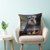 パドルにシュナウザー：風光明媚な冒険 クッション (椅子)