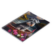 パドルにシュナウザー：風光明媚な冒険 ノートブック (左側)