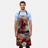 パドルにダシュント:風光明媚な冒険 エプロン (着用した状態)