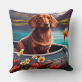 パドルにダシュント：風光明媚な冒険 クッション (裏面)