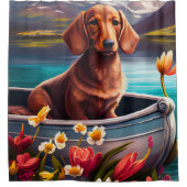 パドルにダシュント:風光明媚な冒険 シャワーカーテン (正面)