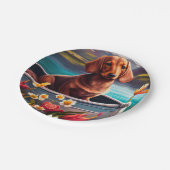 パドルにダシュント：風光明媚な冒険 ペーパープレート (アングル)