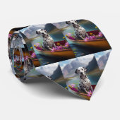 パドルにダルマチア語：風光明媚な冒険 ネクタイ (ロール)