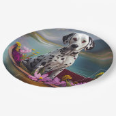 パドルにダルマチア語：風光明媚な冒険 ペーパープレート (アングル)