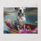 パドルにダルマチア語：風光明媚な冒険 ポストカード (裏面)