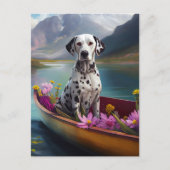 パドルにダルマチア語：風光明媚な冒険 ポストカード (正面)