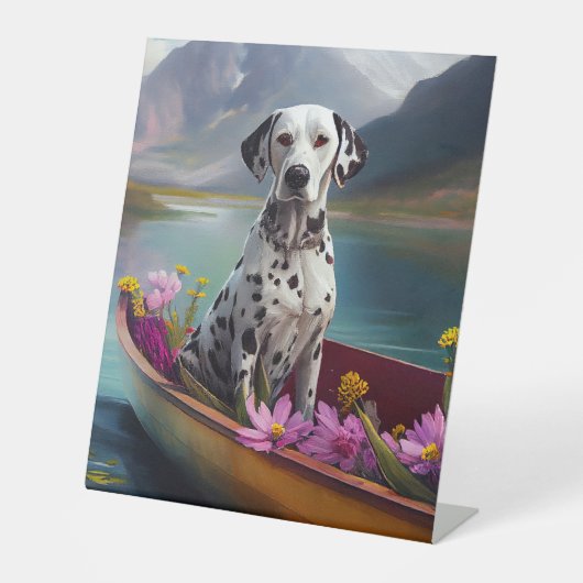 パドルにダルマチア語：風光明媚な冒険 台座サイン (正面)