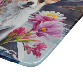 パドルにチワワ：風光明媚な冒険 カッティングボード (角)