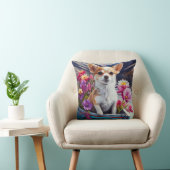 パドルにチワワ：風光明媚な冒険 クッション (椅子)